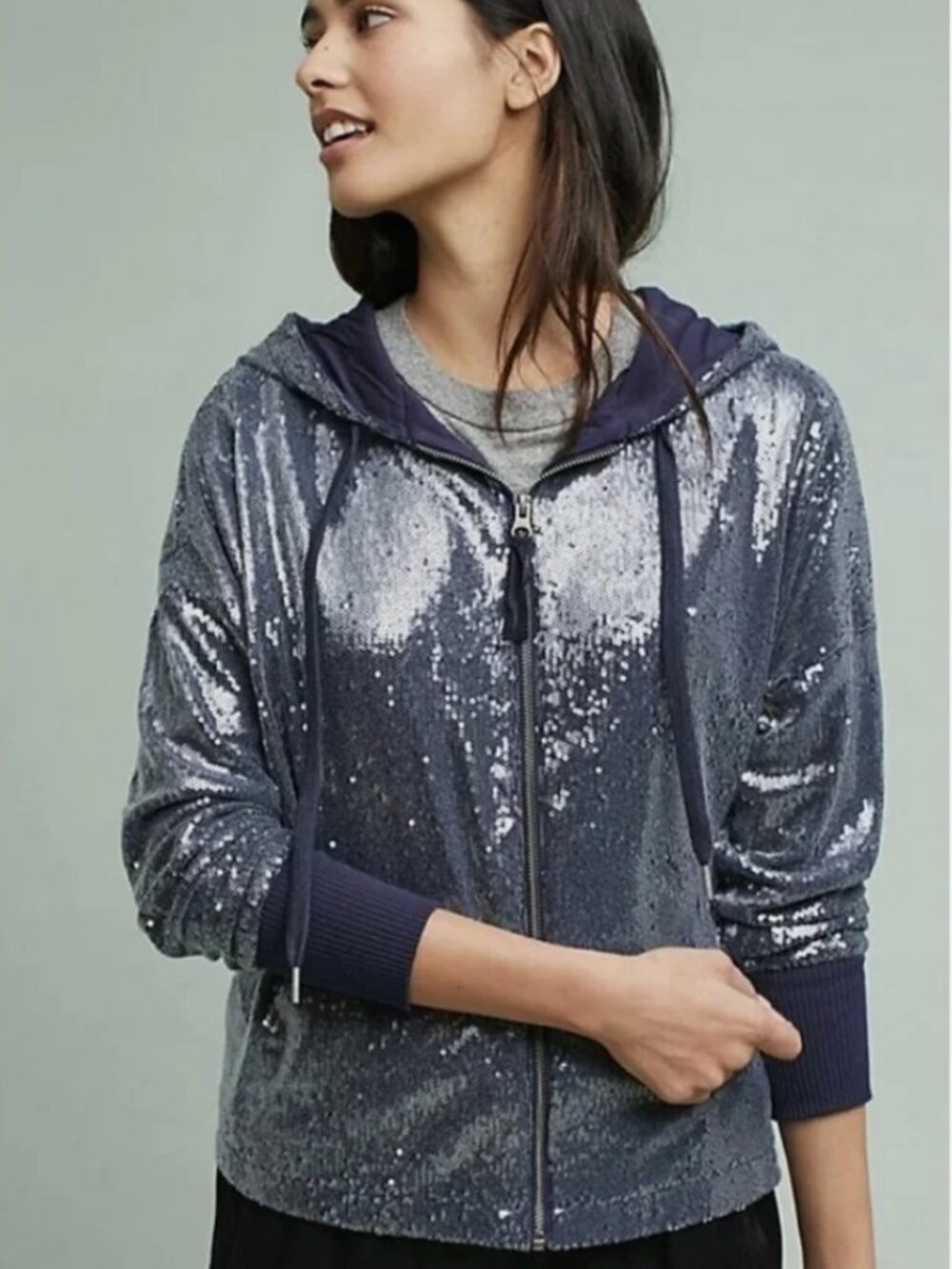 Anthropologie Sequenced Hoodie